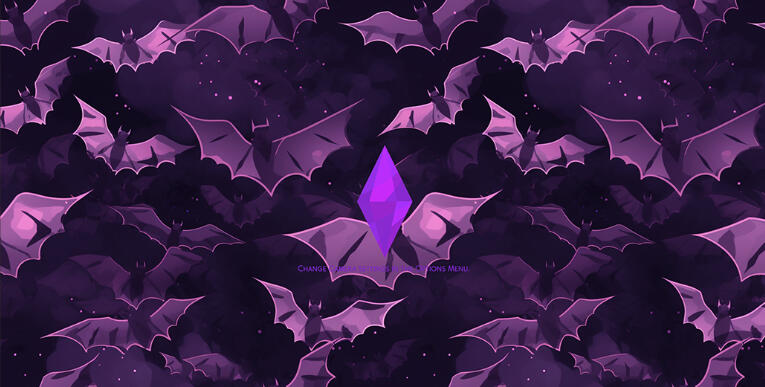 plumlace - purple bats